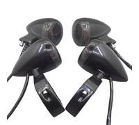 VTAIEX Luce per moto Indicatore Di Direzione Anteriore Per Moto Da 2 Paia, Morsetto Da 41 Mm, Luce Posteriore Per Moto, Per Harley, Per Davidson, Per Cafe Racer