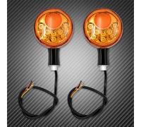VTAIEX Luce per moto Indicatori Di Direzione Posteriori Per Moto Indicatori Per Moto Luci Dei Freni Lampada Da Corsa Per Harley Sportster XL 1200 883 Per Super Low Per Custom 1992-2022