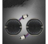 VTAIEX Luce per moto Moto 3-1/4 Pollici Indicatori Di Direzione Kit Indicatore Di Direzione Anteriore Per Harley Per Touring Per Road King Classic FLHRC 2007-2012 2011 2010 2009(Red Light)