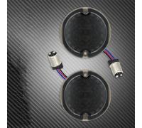 VTAIEX Luce per moto Per Harley Per Touring Per Electra Glide Classic FLHTC 1994-2012 2011 2010 Moto 3-1/4 Pollici Indicatori Di Direzione Kit Indicatore Di Direzione Anteriore Luce(Red Light)