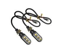 VTAIEX Luce per moto Per Yamaha Per Kawasaki Per Cafe Racer 2PCS 12V Moto Indicatori Di Direzione Lampada Indicatori Lampeggiante Ambra Moto