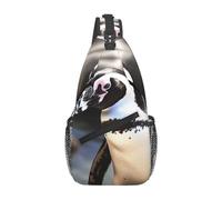 VTCTOASY Borsa a tracolla zaino a tracolla per uomo donna aerei da combattimento jet cross borsa da viaggio escursionismo zaino, Pinguino africano, Taglia unica, Zaini da viaggio