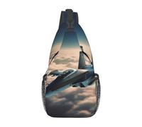 VTCTOASY Borsa a tracolla zaino a tracolla per uomo donna aerei da combattimento jet cross borsa da viaggio escursionismo zaino, Jet da caccia aerei, Taglia unica, Zaini da viaggio