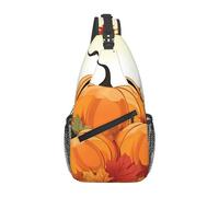 VTCTOASY Borsa a tracolla zaino a tracolla per uomo donna ritorno a classe borsa a tracolla borsa da viaggio escursionismo zaino, Foglie d'acero di zucca autunnale, Taglia unica, Zaini da viaggio