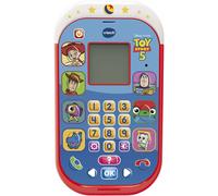 VTech - Toy Story 5 Telefono Educativo, Giocattoli Elettronici Bambini +3 Anni, 8 attività, Tastiera 10 Figure e Voce Originale di Jessie, Versione ESP
