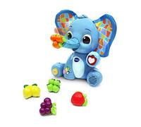VTech-80-552722 Baby-Elefante goloso infantile Fran, sviluppa sensi ed emozioni | Giocattolo interattivo per bambini +1 anno | Versione ESP | Colore blu, único, 80-552722