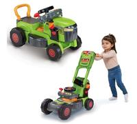 VTech -Baby Convertible 3 in 1 Trattore e Tosaerba Colore Verde, Giocattolo per bambini +1 anno, Corridoi e Deambulatore con Volante Interattivo, Canzoni, Melodie e Giochi di ruolo, Versione ESP