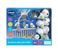 VTech Giostrina Dolci Pecorelle – Luce notturna, più di 55 melodie, proiettore – 0-36 mesi