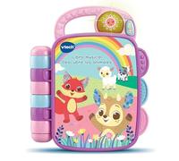 VTech -Baby - Libro musicale Scopri gli animali, libro per bambini per bambini +6 mesi, pagine interattive, impara il clima, l'abbigliamento, animali, colori, versione ESP