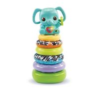 VTECH BABY - Nino, Baby Elephant Stacko 3 in 1 (plastica a base biologica)