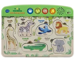 VTech Baby - Puzzle Interattivo in Legno - Animali (IN TEDESCO) - 1 pz.