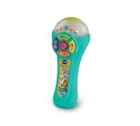 VTech Baby Sing Songs Microphone, Microfono Interattivo Giocattolo con 4 Pulsanti per Animali, Suoni & Numeri, Luci Lampeggianti & Musica, Giocattolo Musicale per Bambini 12, 18, 24 Mesi +, Versione