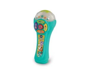 VTech Baby Sing Songs Microphone, Microfono Interattivo Giocattolo con 4 Pulsanti per Animali, Suoni & Numeri, Luci Lampeggianti & Musica, Giocattolo Musicale per Bambini 12, 18, 24 Mesi +, Versione