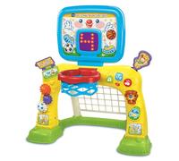 VTech - Bambino Multisport Interattivo Multicolore, Struttura motoria Bambino 2 in 1, Gabbia da Calcio, Cestino da Basket con Tabella di punteggio e Palloncini, Regalo per Bambini da 1 Anno -