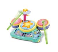 VTech Batteria Elettronica Interattiva Bluey 4 Pad Luminosi Piatto 3 Modalità
