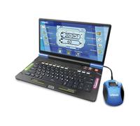 VTech Bit Smart Genius Plus Nero, Computer Interattivo Bambini, Computer con Mouse Incluso, 164 Attività, Computer Didattico Bilingue Italiano e Inglese, Tastiera QWERTY, Batterie Incluse, 6-11 Anni