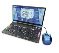 VTech Bit Smart Genius Plus Nero, Computer Interattivo Bambini, Computer con Mouse Incluso, 164 Attività, Computer Didattico Bilingue Italiano e Inglese, Tastiera QWERTY, Batterie Incluse, 6-11 Anni