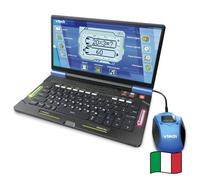 VTech Bit Smart Genius Plus Nero, Computer Interattivo Bambini, Computer con Mouse Incluso, 164 Attività, Computer Didattico Bilingue Italiano e Inglese, Tastiera QWERTY, Batterie Incluse, 6-11 Anni