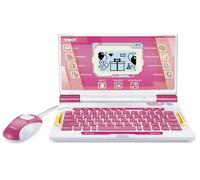VTech Bit Smart Genius Plus Rosa, Computer Interattivo Bambini, Computer con Mouse Incluso, 164 Attività, Computer Didattico Bilingue Italiano e Inglese, Tastiera QWERTY, Batterie Incluse, 6-11 Anni