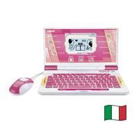 VTech Bit Smart Genius Plus Rosa, Computer Interattivo Bambini, Computer con Mouse Incluso, 164 Attività, Computer Didattico Bilingue Italiano e Inglese, Tastiera QWERTY, Batterie Incluse, 6-11 Anni