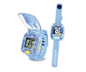 VTech Bluey - Orologio Digitale educativo Multifunzione, Giochi, Sveglia, cronometro, Giocattolo per Bambini dai 3 Anni in su, Versione Spagnola
