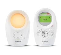 VTech BM1211 Monitor Audio per Bambini, trasmissione sonora chiara e sicura, lunga portata, controllo del Volume a 5 livelli, luce notturna, funzione di parlare al bambino, clip da cintura