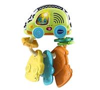 VTech Chiave auto per bambini - Giocattolo interattivo con sonaglio che canta e parla - 45% in plastica a base biologica - per bambini dai 3 ai 24 mesi