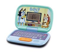 VTech - Computer attività Bluey, Computer per bambini con schermo retroilluminato, 10 attività e giochi educativi, regalo per bambini da 3 a 7 anni, contenuto spagnolo