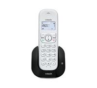 VTech CS1550 Telefono wireless DECT a doppia carica con segreteria telefonica, blocco chiamata, ID chiamata/chiamata in attesa, altoparlante vivavoce e tastiera retroilluminati
