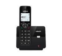 VTech CS2000 - Telefono senza fili per casa DECT, facile da usare, ascolto extra forte, blocco delle chiamate in vivavoce, identificatore di chiamate, schermo retroilluminato, nero