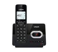 VTech CS2050 Telefono Cordless con Segreteria Telefonica, Modalità ECO+ DECT Telefono fisso Blocco Delle Chiamate Vivavoce Alta Qualità Tasti grandi, Nero