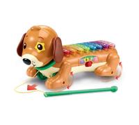 VTech - Elton, Mon Rouli Xilofono, Cane Interattivo a Passeggiare, Xilofono Luminoso 2 in 1, Strumento Musicale Bambino, Giocattolo da Tirare, Regalo Bambino a partire dai 18 mesi - Contenuto in