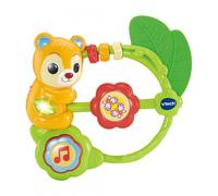 VTech Fiore, Sonaglino Interattivo con Molte Attività per lo Sviluppo della Motricità, Giochi Neonato con Sensore di Movimento, Lingua Italiana, Batterie Incluse, 3-36 Mesi