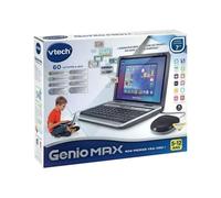 VTech - Genio MAX, Mon Premier Real Ordi Grigio Metallo, Computer Bambino con Schermo A Colori 7 Pollice Mouse, 60 Attività e Giochi Educativi, Regalo Bambino da 5 Anni a 12 Anni - Contenuto in