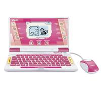 VTech - Genio XL Bilingue Spagnolo-Inglese, Rosa, Computer Interattivo, Giocattoli Elettronici +5 Anni, 164 Attività Educative, Tastiera QWERTY, Mouse, Giochi, Musica, Scienza, Versione ESP