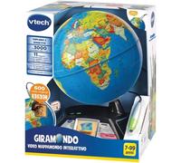 VTech Giramondo - Video Mappamondo Interattivo, Mappamondo Bambini con Penna Tou