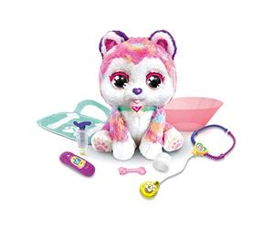 VTech - Husky visita al veterinario, peluche interattivo, giocattolo per bambini + 3 anni, oltre 100 combinazioni di suoni e movimenti, versione ESP (80-529722)