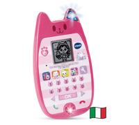 VTech Il MIAOraviglioso Telefono di Gabby-Smartphone Bambini Lingua Italiana, Batterie Incluse, 3-7 Anni