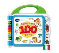 VTech Il Mio Primo Libro Illustrato 100 Parole Bilingue 18 Mesi-4 Anni | Libro Sensoriale, Italiano e Inglese, 3 Modalità, Gioco Neonato, Batterie Incluse