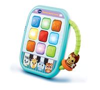 VTech - Il mio primo tablet pop-it musicale, tablet interattivo con pulsanti in silicone e tasti per pianoforte, giocattolo per bambini +6 mesi, versione ESP