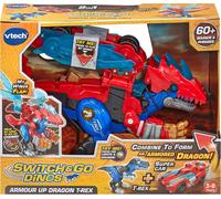 Vtech Interruttore & Go Dinos Armour Up Drago T-Rex Interattivo Dinosauro Toy
