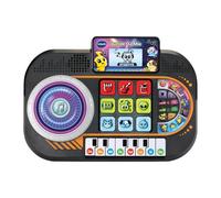VTech Junior DJ Mix, Console da DJ per Bambini, Pulsante Registrazione, DJ Mix da Bambini con Tasti del Pianoforte, Schermo LCD e Piatto con Disco Luminoso, Lingua Italiana, Batterie Incluse, 3-7 Anni