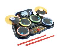 VTech Kidi DJ Drums - Batteria elettronica con effetti luminosi e modalità di apprendimento - per bambini dai 6 ai 12 anni - versione tedesca
