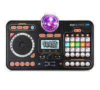 VTech Kidi DJ Mix (nero), mixer DJ giocattolo per bambini con 15 brani e 4 stili musicali, con luci ed effetti, giocattolo educativo, giocattolo interattivo per bambini dai 6 anni in su, 10,4 x 35,8 x