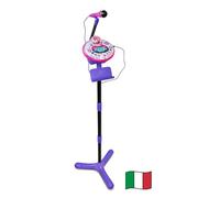 VTech Kidi SuperStar Light Show, Microfono Karaoke per Bambini, Effetti Luminosi da Concerto, Collega il Tuo Lettore MP3, Microfono Regolabile Max 140cm, Lingua Italiana, Batterie Incluse, 6+ Anni