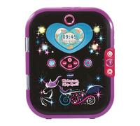 VTech KidiSecrets Selfie Music 2.0 Black Version, Diario Segreto Interattivo per Bambini con Doppia Fotocamera e MP3, Diario Elettronico con Tastiera, Lingua Italiana, Batterie Incluse, 6+ Anni