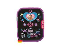 Vtech Kidisecrets Selfie Music 2.0 - Diario per bambini con 2 telecamere, lettore MP3, riconoscimento facciale, effetti luminosi e molto altro ancora, per bambini dai 6 ai 12 anni