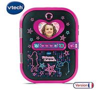 VTech - KidiSecrets Selfie Music Nero, Diario Intimo Elettronica 7 in 1 con riconoscimento facciale, fotocamera e video, giochi educativi, regalo per bambini dai 6 anni ai 12 anni - Contenuto in