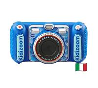 VTech Kidizoom Duo DX Blu, Macchina Fotografica per Bambini con +75 Filtri