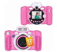 VTech KidiZoom Duo FX 2.0 - Fotocamera digitale per bambini con fotocamera anteriore e posteriore, funzione foto e video, oltre 80 effetti, giochi e lettore musicale, robusta fotocamera per bambini